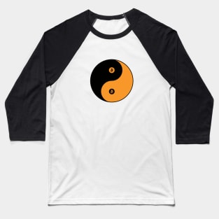 Bitcoin Yin Yang Baseball T-Shirt